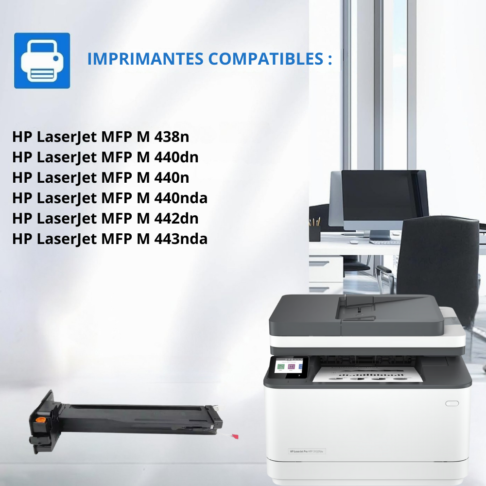 HP 335X : Toner générique compatible au modèle HP W1335X noir grande capacité