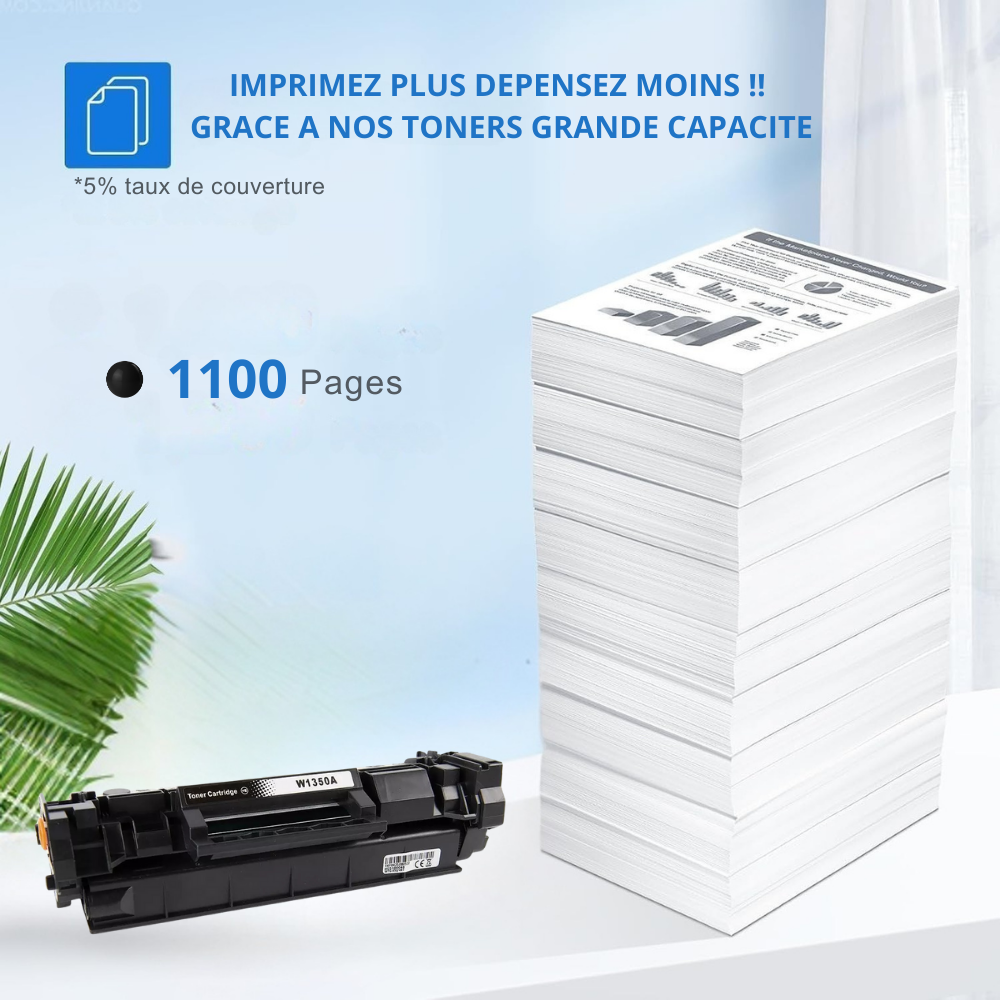 HP 135X : Toner générique compatible au modèle HP W1350X noir grande capacité