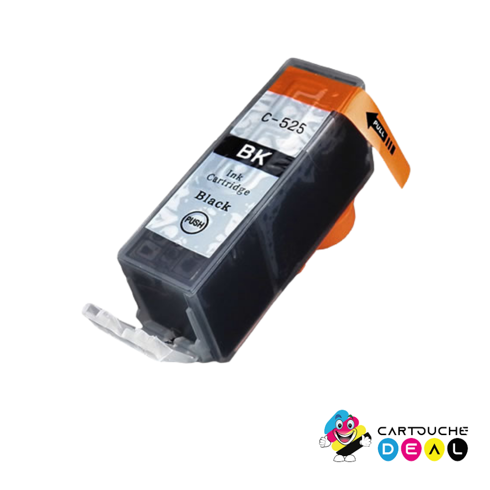 CANON PGI-525BK : Cartouche d'encre générique compatible noir