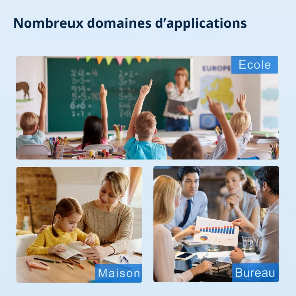 TN-1050 : Lot de 3 Toners générique compatible au modèle Brother TN1050 noir