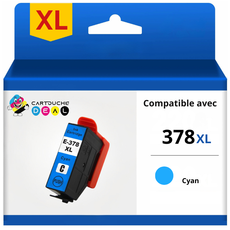 EPSON 378XL - Cartouche d'encre générique cyan compatible T3792