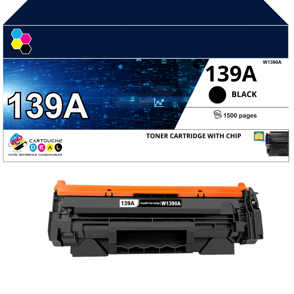 HP 139A : Toner générique compatible au modèle HP W1390A noir