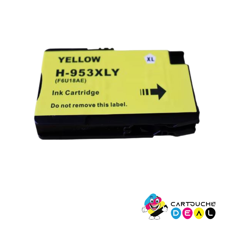 HP 953XL - Cartouche d'encre générique compatible jaune HP953 XL