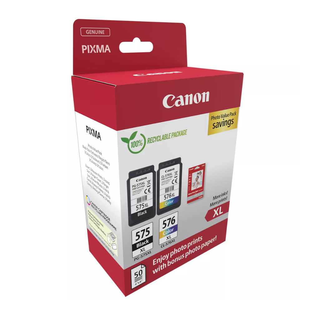 CANON PG-575XL / CL-576XL : Multipack cartouche d'encre de marque Canon PG575 XL CL576 XL