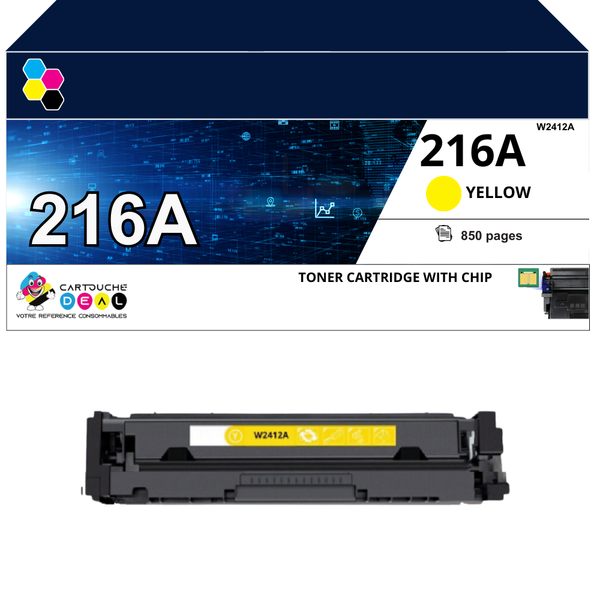 HP 216A : Toner générique compatible au modèle HP W2412A jaune