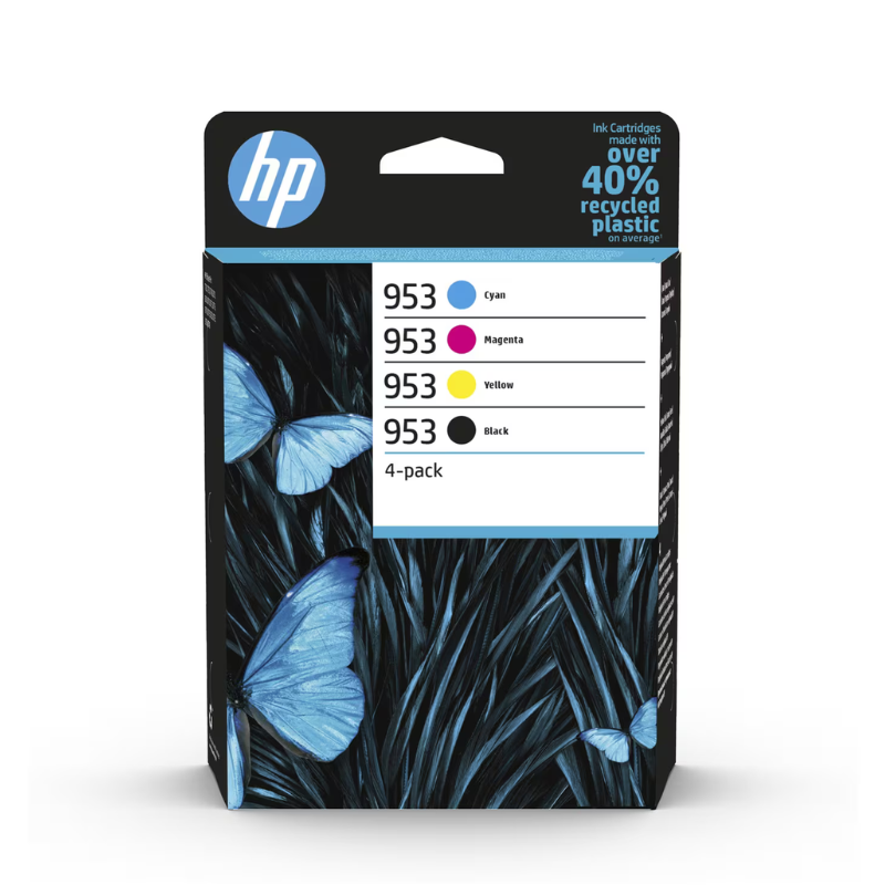 HP 953 Multipack - Lot de 4 cartouches d'encre de marque HP modèle HP953 L0S58AE