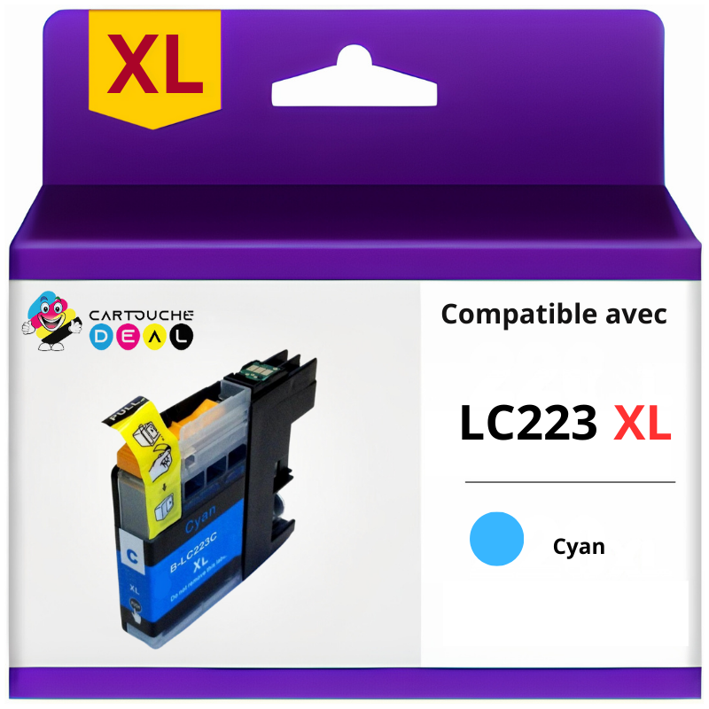 BROTHER LC-223 : CARTOUCHE D'ENCRE GENERIQUE COMPATIBLE CYAN LC223 C
