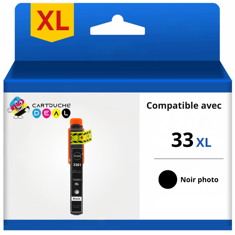 EPSON 33XL - Cartouche d'encre générique noir photo compatible EPSON T3361