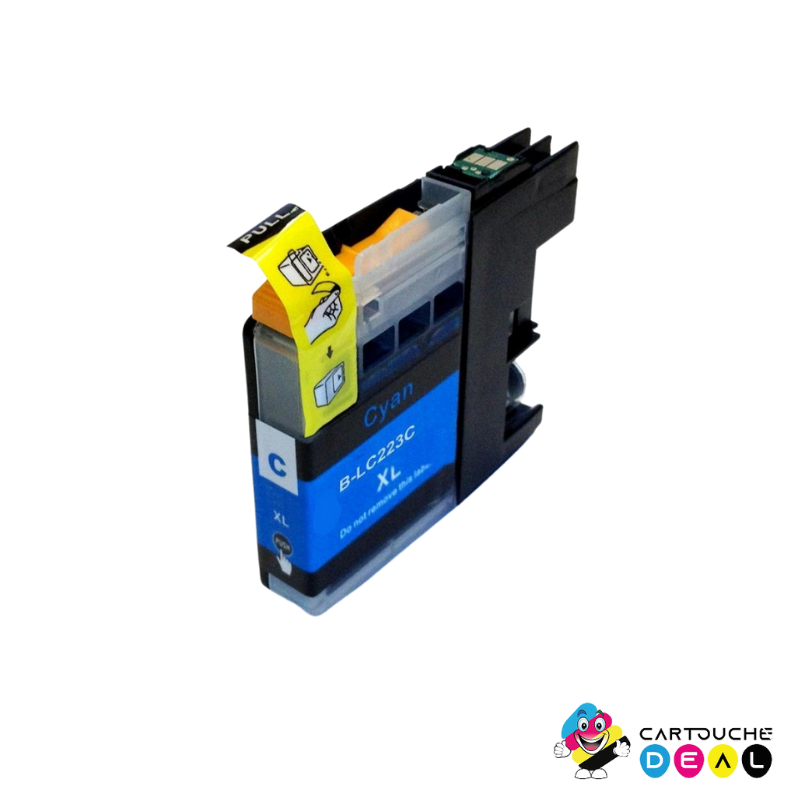 BROTHER LC-223 : CARTOUCHE D'ENCRE GENERIQUE COMPATIBLE CYAN LC223 C
