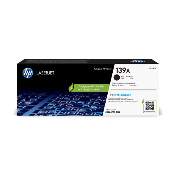 HP 139A : Toner de marque HP modèle W1390A noir