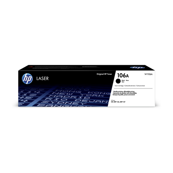 HP 106A : Toner de marque HP modèle W1106A noir