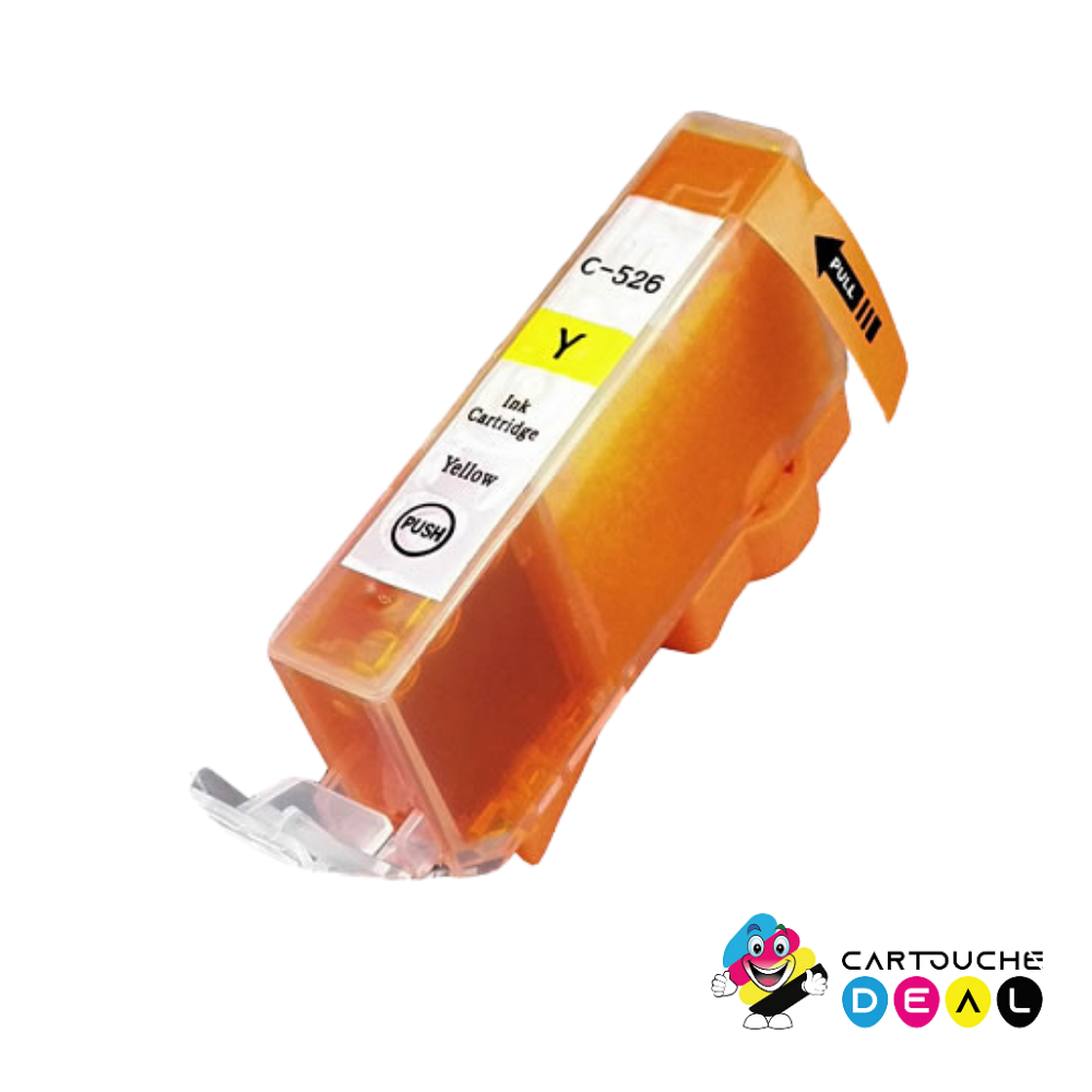 CANON CLI-526Y : Cartouche d'encre générique compatible jaune