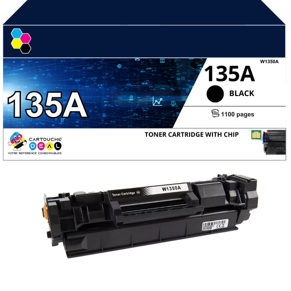 HP 135A : Toner générique compatible au modèle HP W1350A noir