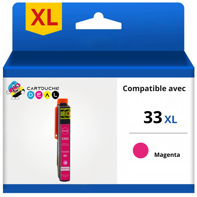 EPSON 33XL - Cartouche d'encre générique magenta compatible EPSON T3363