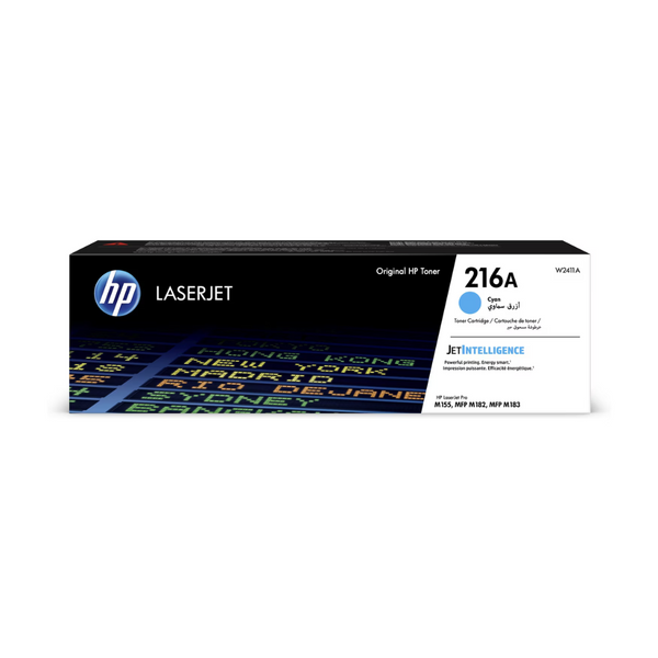 HP 216A : Toner de marque HP modèle W2411A cyan