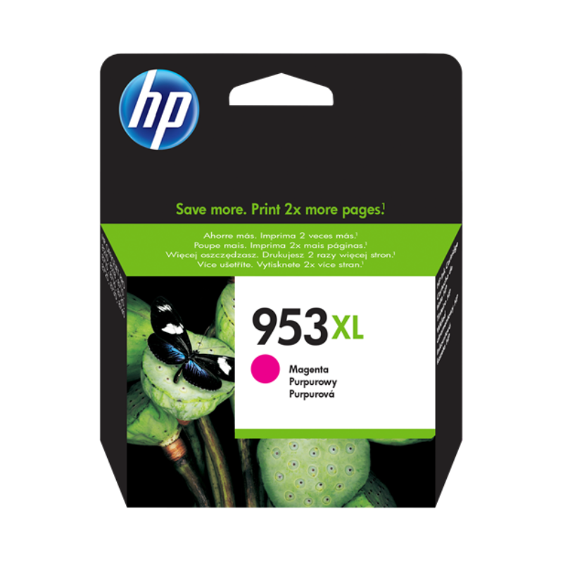 HP 953XL - Cartouche d'encre magenta de marque HP modèle HP953 XL F6U17AE grande capacité