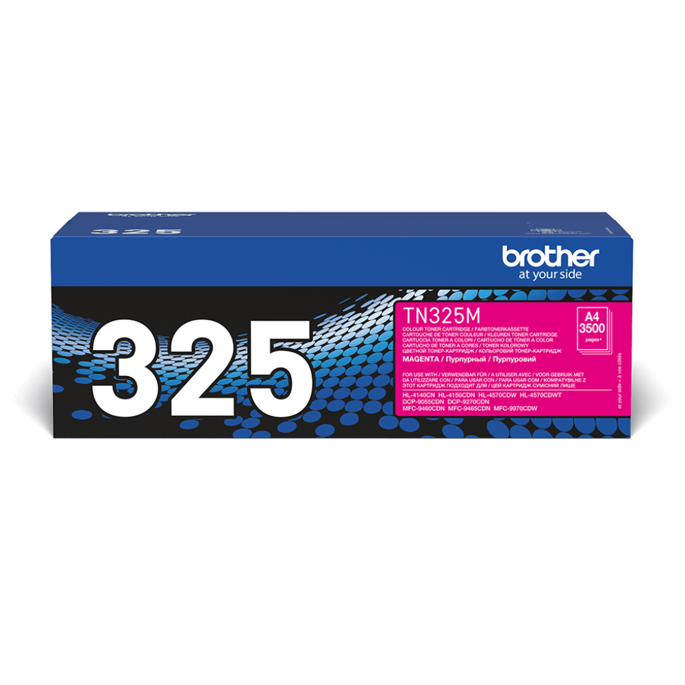 Brother TN-325 : Toner de marque Brother modèle TN325 M magenta grande capacité