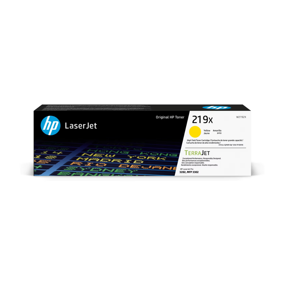 HP 219X : Toner de marque HP modèle W2192X jaune grande capacité