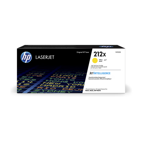 HP 212X : Toner de marque HP modèle W2122X jaune grande capacité
