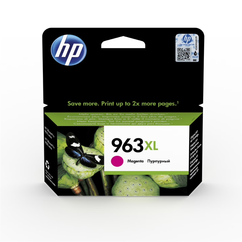 HP 963XL - Cartouche d'encre magenta de marque HP modèle HP 963XL 3JA28AE grande capacité