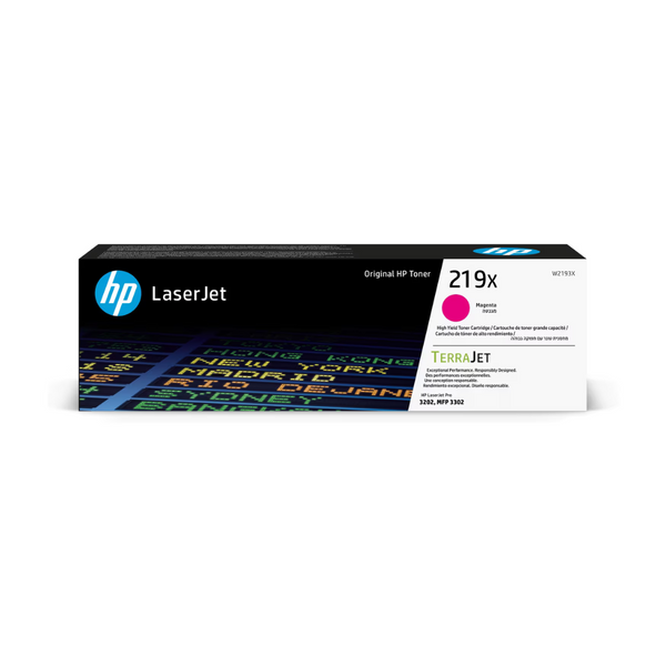 HP 219X : Toner de marque HP modèle W2193X magenta grande capacité