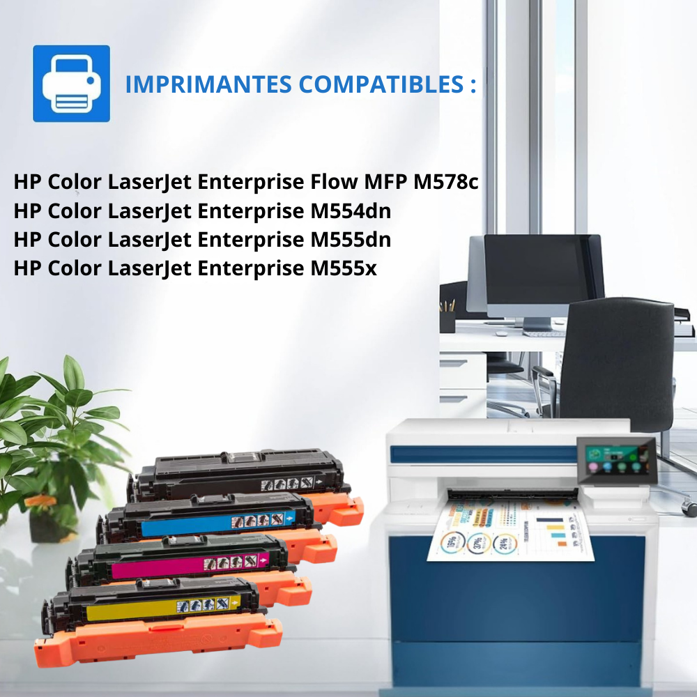 HP 212X : Toner générique compatible au modèle HP W2120X noir grande capacité