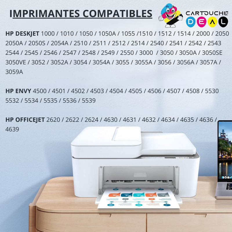 HP 301XL - Cartouche d'encre générique compatible noir HP301 XL
