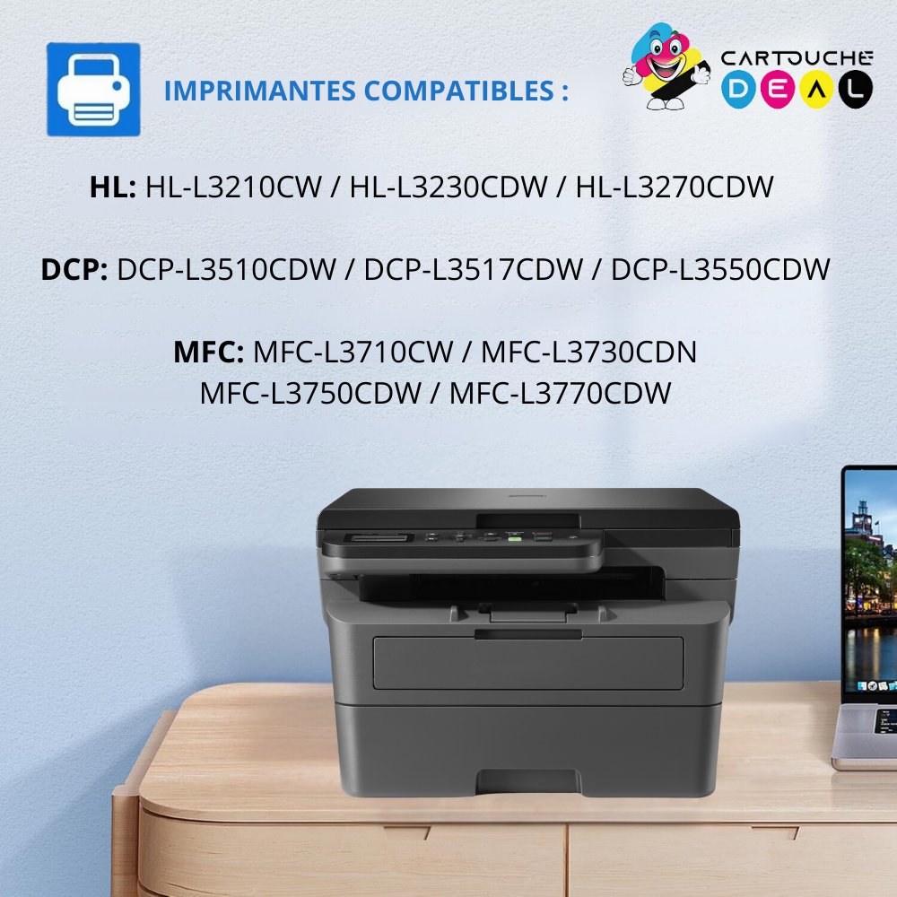TN-247 C : Toner générique compatible au modèle Brother TN245 C cyan grande capacité