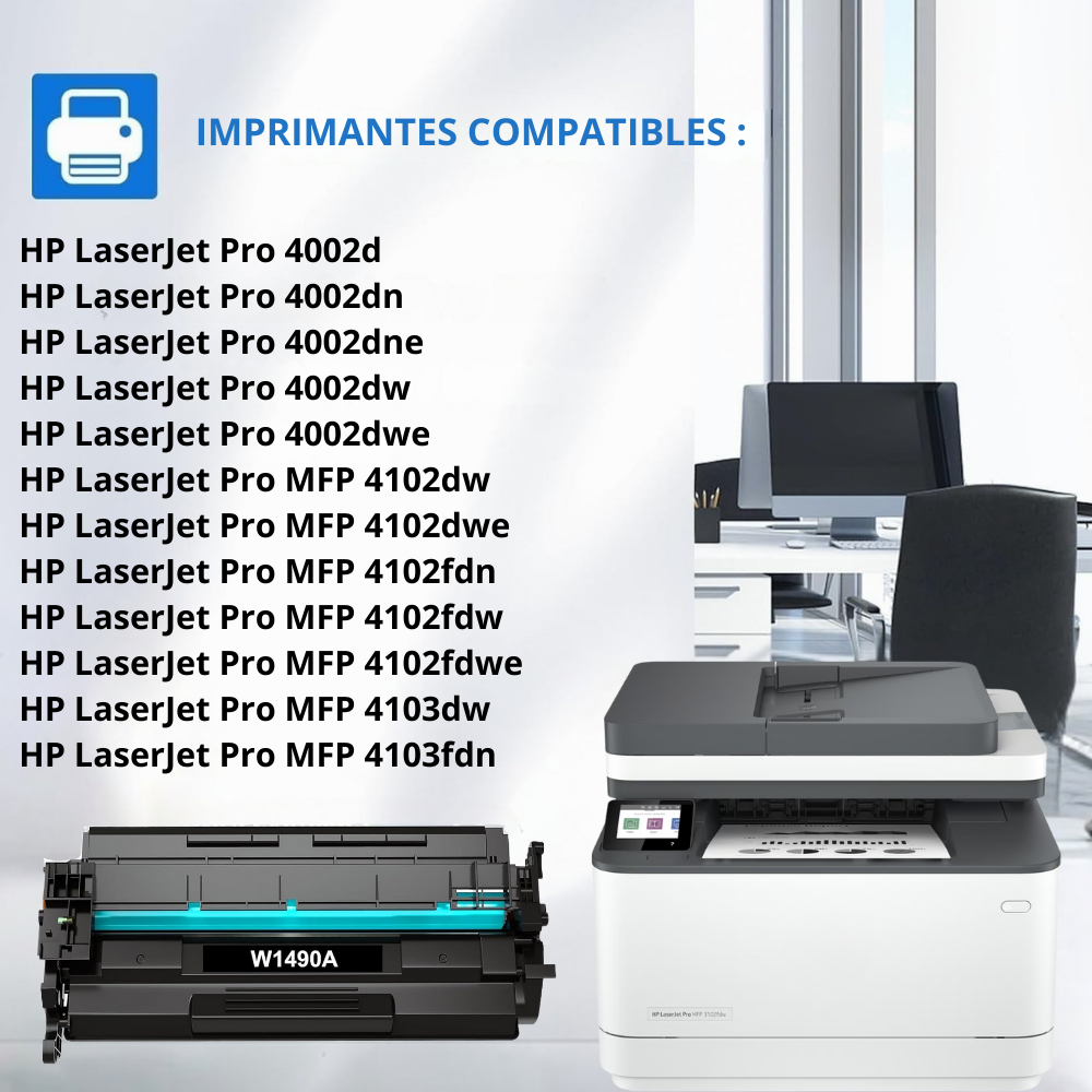 HP 149A : Toner générique compatible au modèle HP W1490A noir