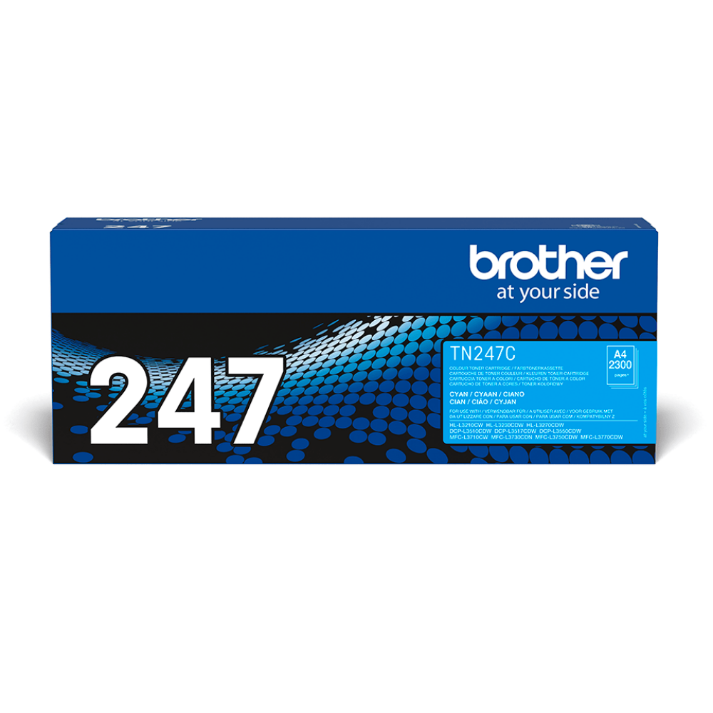 Brother TN-247 C : Toner de marque Brother modèle TN247 C cyan grande capacité