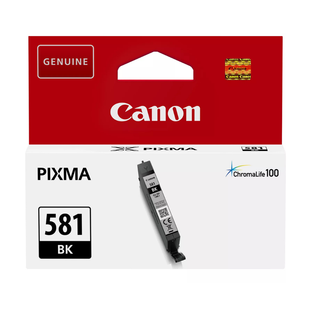 CANON CLI-581BK : Cartouche d'encre de marque Canon CLI-581 BK noir