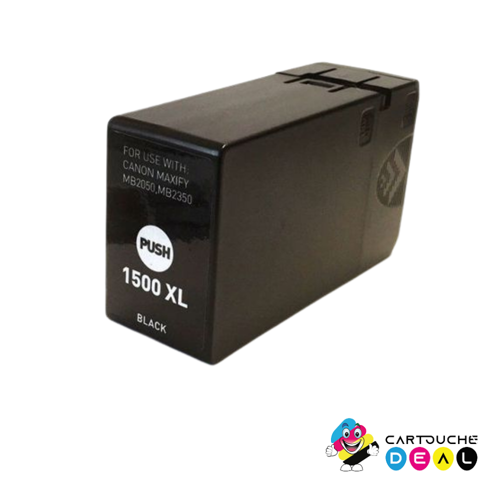 CANON PGI-1500BK XL : Cartouche d'encre générique compatible noir GRANDE CAPACITE