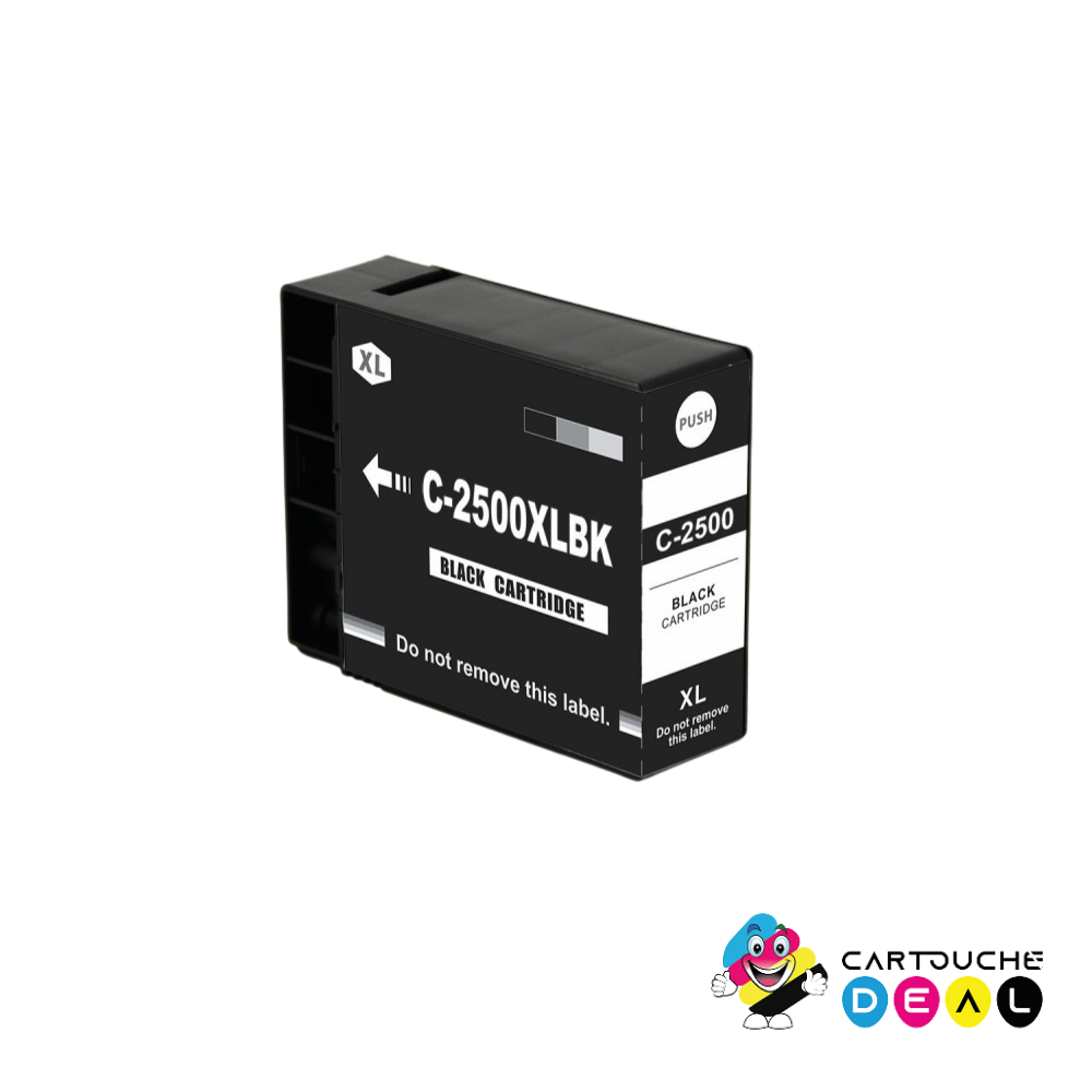 CANON PGI-2500BK XL : Cartouche d'encre générique compatible noir GRANDE CAPACITE