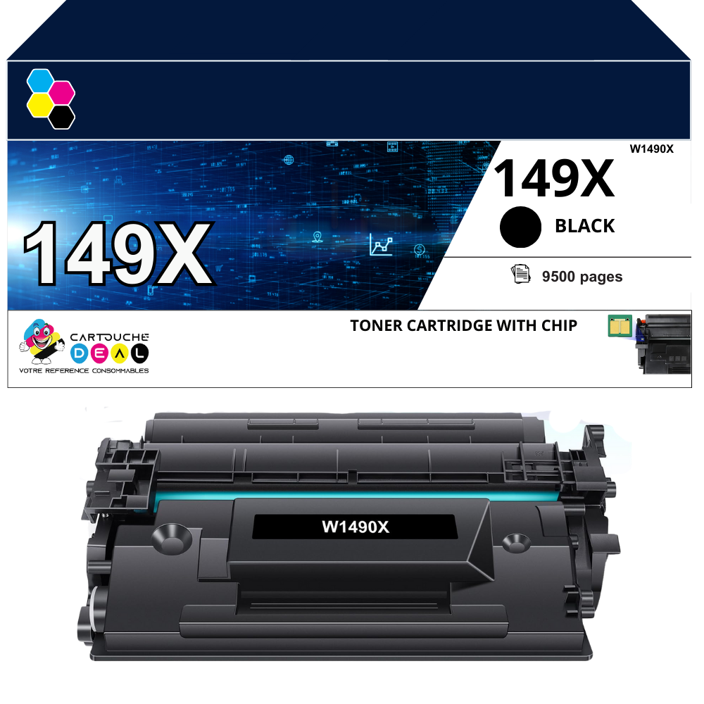 HP 149X : Toner générique compatible au modèle HP W1490X noir grande capacité
