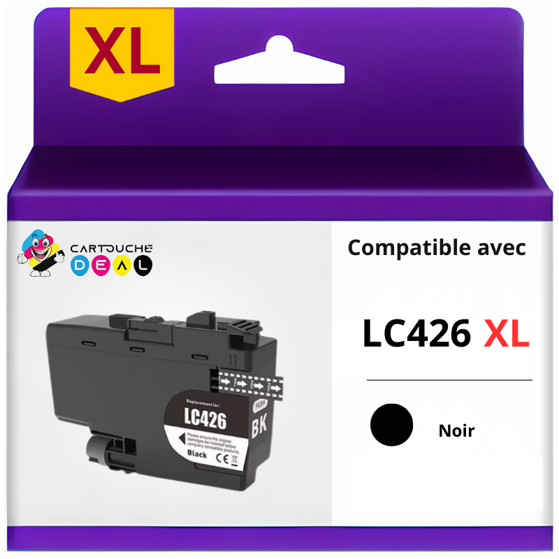 BROTHER LC-426 XL : CARTOUCHE D'ENCRE GENERIQUE COMPATIBLE LC-426XL LC426 XL NOIR