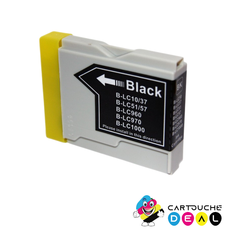 BROTHER LC-970 : CARTOUCHE D'ENCRE GENERIQUE COMPATIBLE LC970 BK NOIR