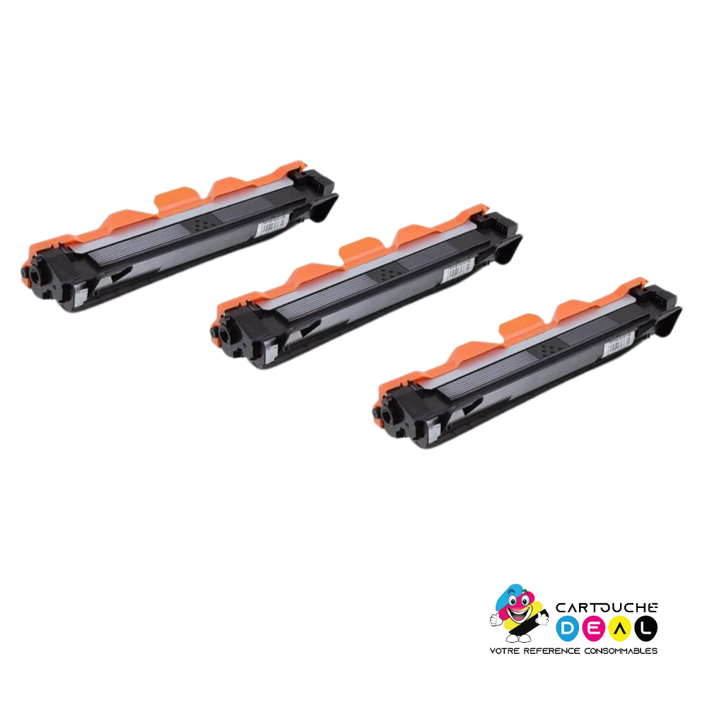 TN-1050 : Lot de 3 Toners générique compatible au modèle Brother TN1050 noir