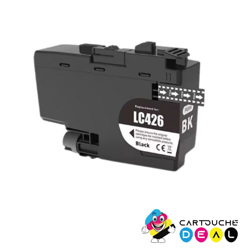 BROTHER LC-426 XL : CARTOUCHE D'ENCRE GENERIQUE COMPATIBLE LC-426XL LC426 XL NOIR